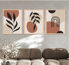 Set of 3 Floral Wall Art Frames - Full Set