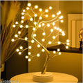 Decorative LED Tree Lamp - Lit View