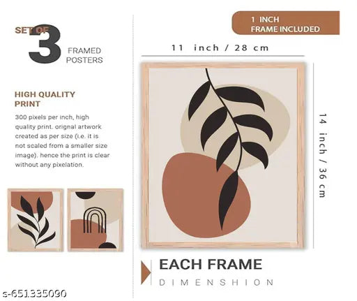 Floral Wall Art Frame - Detail 2